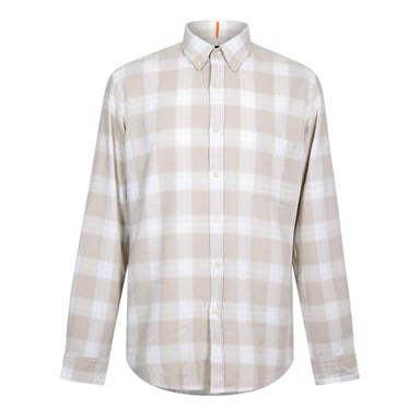 Boss Mens Rickert Shirt (Light Beige)