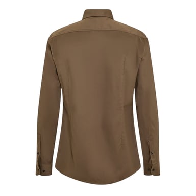 Boss Mens Plain Oxford Long-Sleeved Shirt (Green)