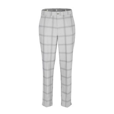 Slazenger Mens Checked Golf Trousers (Grey)