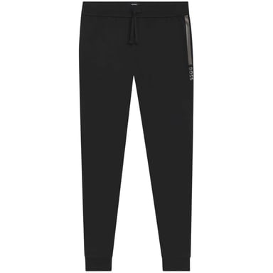 Boss Mens Side Logo Tapered Jogging Bottoms (Black)
