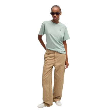 Hugo Womens/Ladies Hacarpe Straight Leg Cargo Trousers (Beige)
