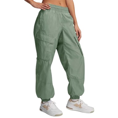 Under Armour Womens/Ladies Woven Cargo Trousers (Green)