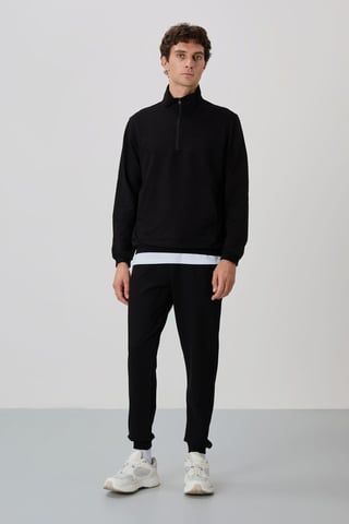 Men's Zip-Front Sweatshirt And Pants Set