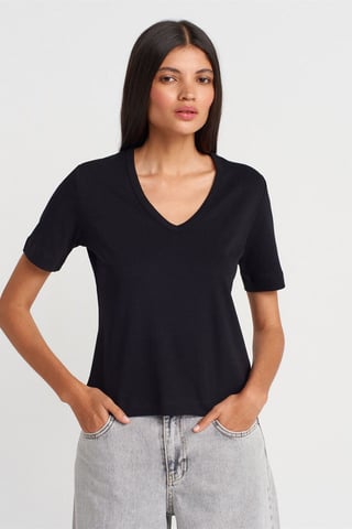 Women's Cotton V-Neck T-Shirt
