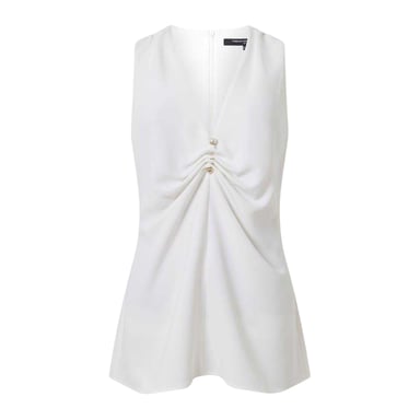 French Connection Womens/Ladies Relaxed Fit Blouse (White)