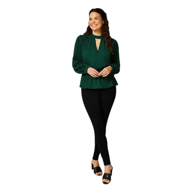 Biba Womens/Ladies Textured Blouse (Green/Black)