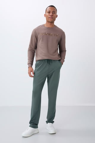 Men's Regular-Fit Cotton Blend Sweatpants
