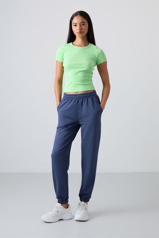 Women's High-Waist Relaxed Fleece Joggers