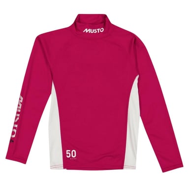 Musto Childrens/Kids Champ Sunblock Gym Rash Top (Pink)