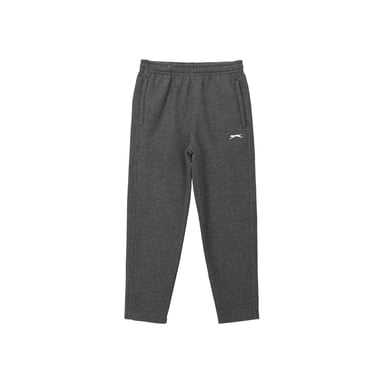 Slazenger Boys Fleece Open Hem Jogging Bottoms (Charcoal Marl)