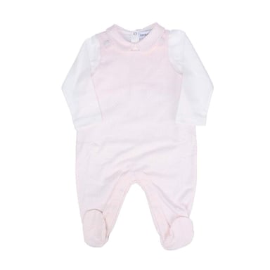 Emporio Armani Girls Cotton Babysuit (Pink)