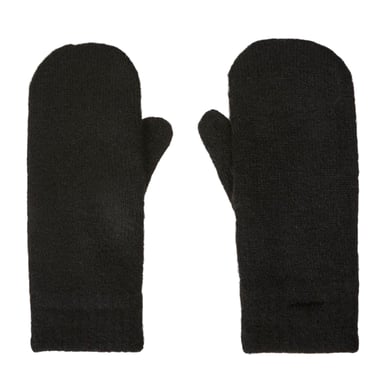 Pieces Womens/Ladies Winter Mittens (Black)