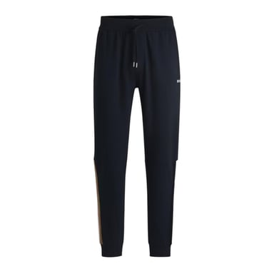 Boss Mens Iconic Vertical Stripe Joggers (Navy)