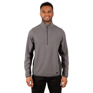 Trespass Mens Wotterham Mock Neck Long-Sleeved Top (Storm Grey)