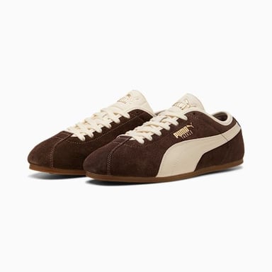 Puma Tackle Suede Chocolade/Alpine Sneeuw Sneakers