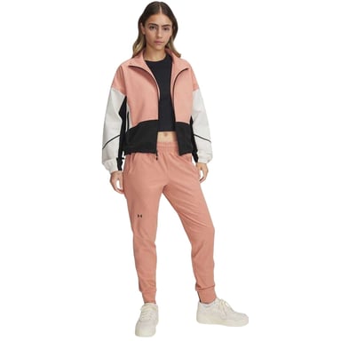 Under Armour Womens/Ladies Unstoppable Performance Tracksuit Bottoms (Pink)