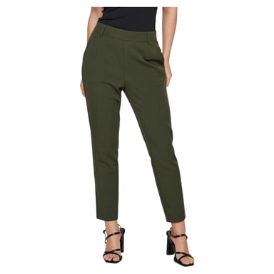Vila Womens/Ladies Vivarone Slim Trousers (Kombu Green)