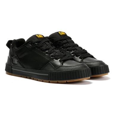 Caterpillar Axiom Leather Men's Black Lace-Up Shoes