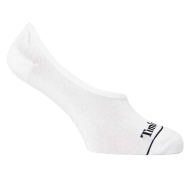 Timberland Mens Cotton Blend Liner Socks (Pack of 3) (White)