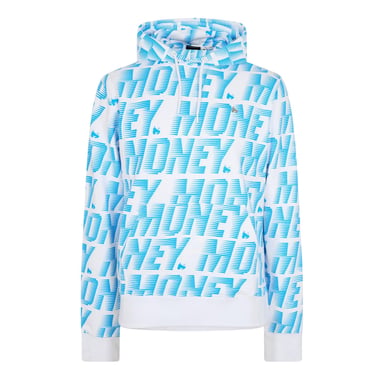 Money Mens Zoom Block Logo Hoodie (Blue)