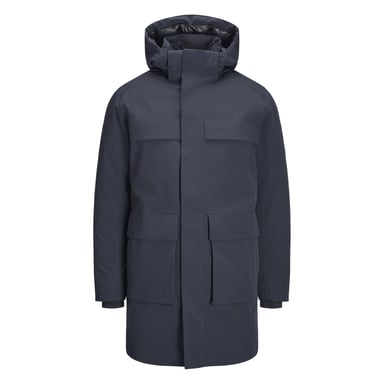 Jack And Jones Mens Relaxed Fit Parka (Dark Navy)