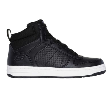 Skechers Childrens/Kids Smith Street High Top Trainers (Black/White)