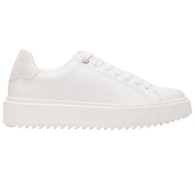 Steve Madden Womens/Ladies Catcher 2.0 Canvas Trainers (White)