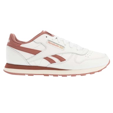 Reebok Childrens/Kids Classic Leather Trainers (White/Pink)