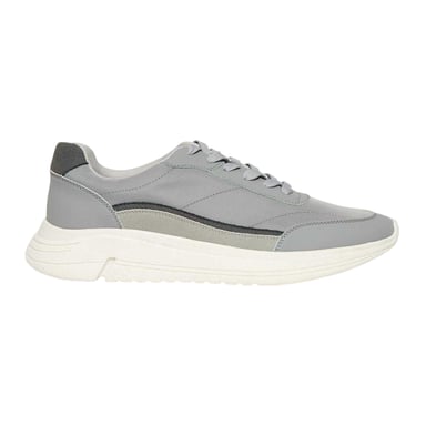 Threadbare Mens Ariba Textile Trainers (Grey)