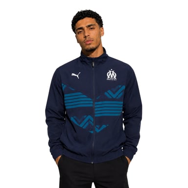 Puma Mens Prematch Olympique De Marseille FC Jacket (Navy)