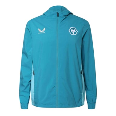 Castore Mens Wolverhampton Wanderers FC Jacket (Pagoda Blue)