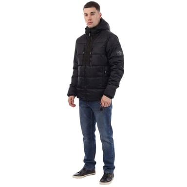 Crosshatch Mens Polyester Padded Jacket (Blue)