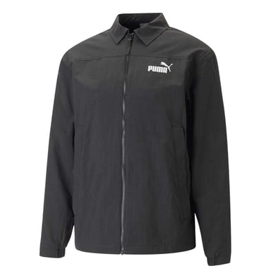 Puma Mens Collared Coach Jacket (Black)