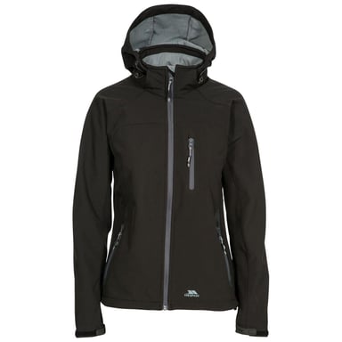 Trespass Womens/Ladies Ellison Soft Shell Jacket (Black)