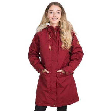 Trespass Womens/Ladies Faithful Waterproof Parka (Merlot)