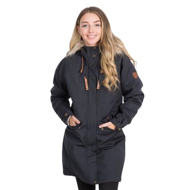 Trespass Womens/Ladies Faithful Waterproof Parka (Dark Grey)