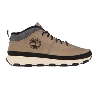 Timberland Mens Winsor Trail Leather GreenStride Trainers (Taupe)
