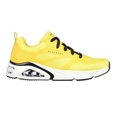 Skechers Herr Overlay Sneakers (Gul)