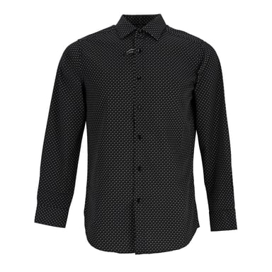 Scotch And Soda Mens Stripe Long-Sleeved Shirt (Black/Grey)