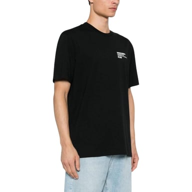 DSquared2 Mens Headquarters Logo Cotton T-Shirt (Black)