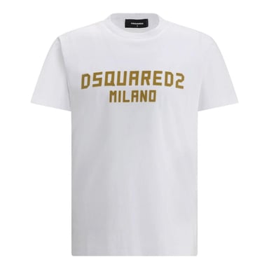 DSquared2 Mens Milano Cotton T-Shirt (White)