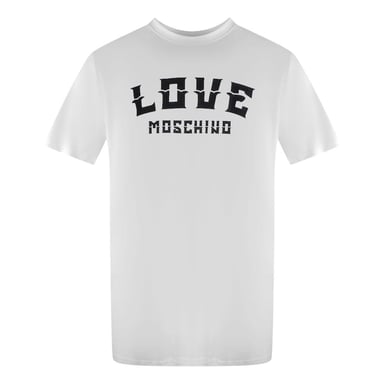 Love Moschino Mens Bold Logo T-Shirt (White)