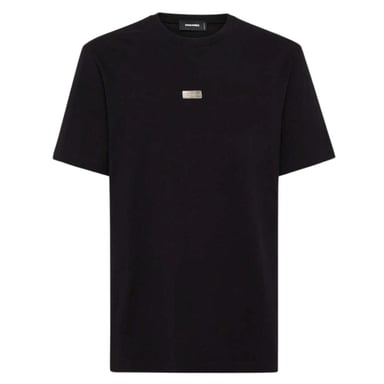 DSquared2 Mens Metal Logo T-Shirt (Black)