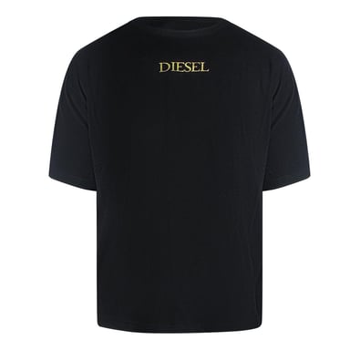 Diesel Mens Logo Cotton T-Shirt (Black)