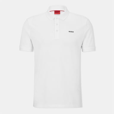 Hugo Mens Donos Cotton Polo Shirt (White)