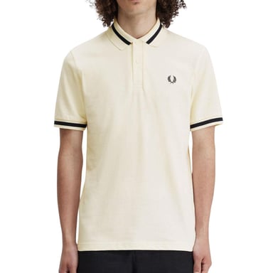 Fred Perry Mens Tipped Cotton Polo Shirt (Navy)