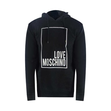 Love Moschino Womens/Ladies Box Logo Hoodie (Black)