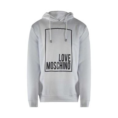 Love Moschino Womens/Ladies Box Logo Hoodie (White)