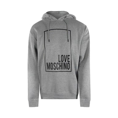 Love Moschino Womens/Ladies Box Logo Hoodie (Grey)