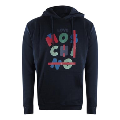 Love Moschino Womens/Ladies Jumble Hoodie (Navy Blue)